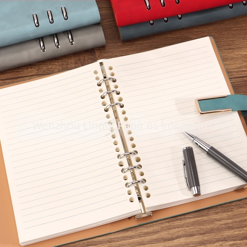 A5-ös notesz kivehető oldalakkal, testre szabható logóval, minimalist stílus, Daolin papír