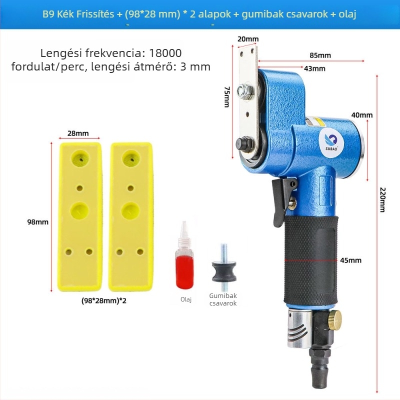 Cheetah excenteres csiszoló fémekhez – csiszolás és polírozás (Márka: Cheetah; Kategória: Excenteres csiszoló; Alkalmazás: Fémek csiszolása és polírozása)