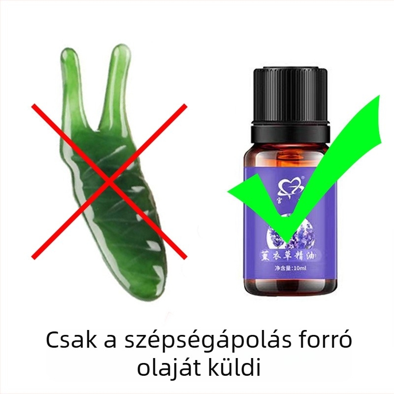 Természetes gyantából készült arcmasszázs eszköz az orr- és szemkörnyéki területekhez