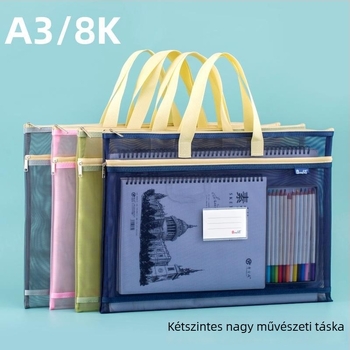 Művészeti táska hálós anyaggal, Termékkód 5534, Márka: Egyéb