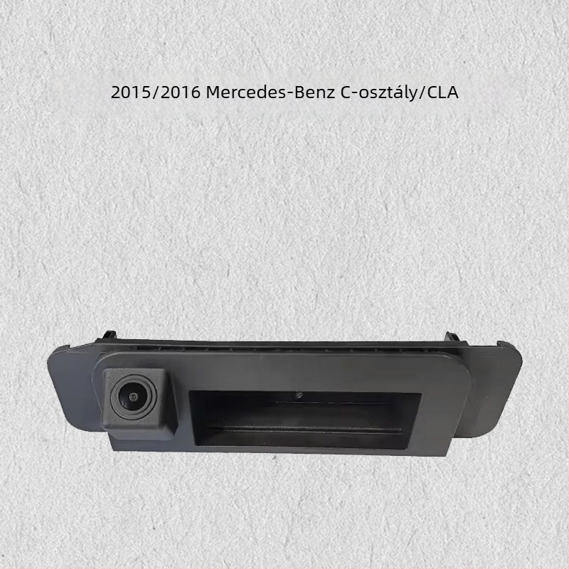 Autóajtó kilincshez tervezett tolató kamera, 12V, 170° állítható, felbontás 720x576, AV videó, tükrözött kép