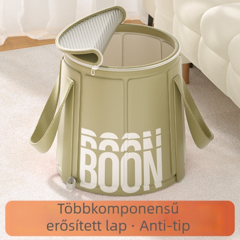 Összecsukható lábfürdő tartály, vádli magasságú, kerámia, nordikus stílus, hordozható