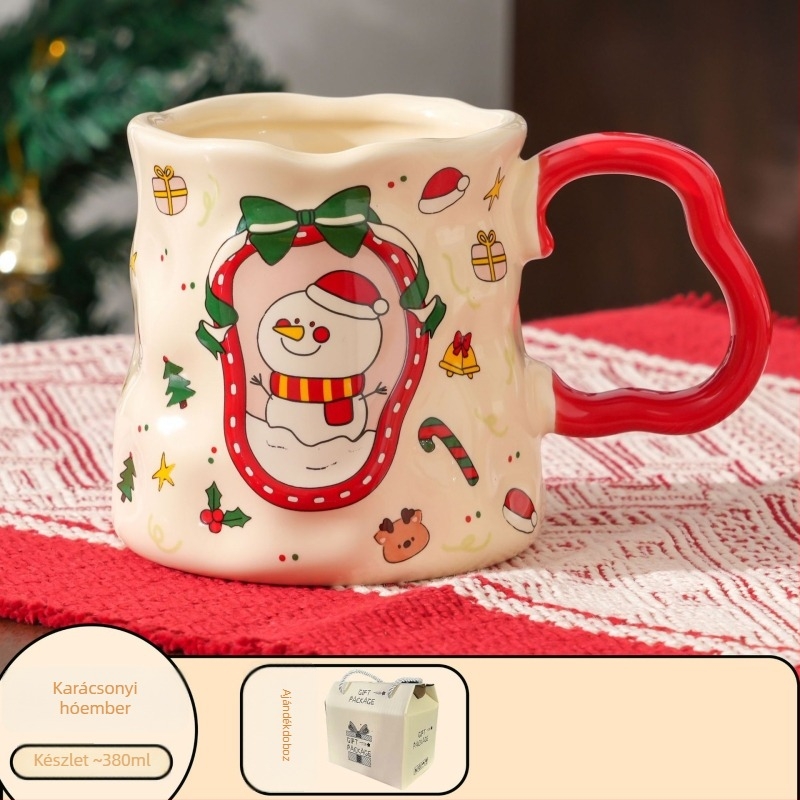 Kerámia bögre modern minimalist designnal, hőálló, kerek formájú, személyre szabott logó nyomtatás.