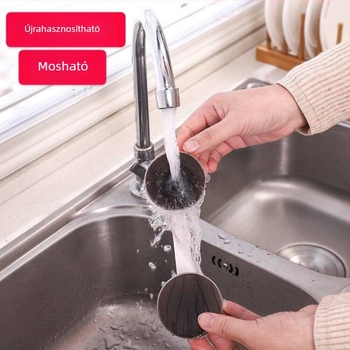 Üveg tolóajtó fogantyú szívócsészével, fúrás nélkül, modell 020, műanyag, modern minimalizmus