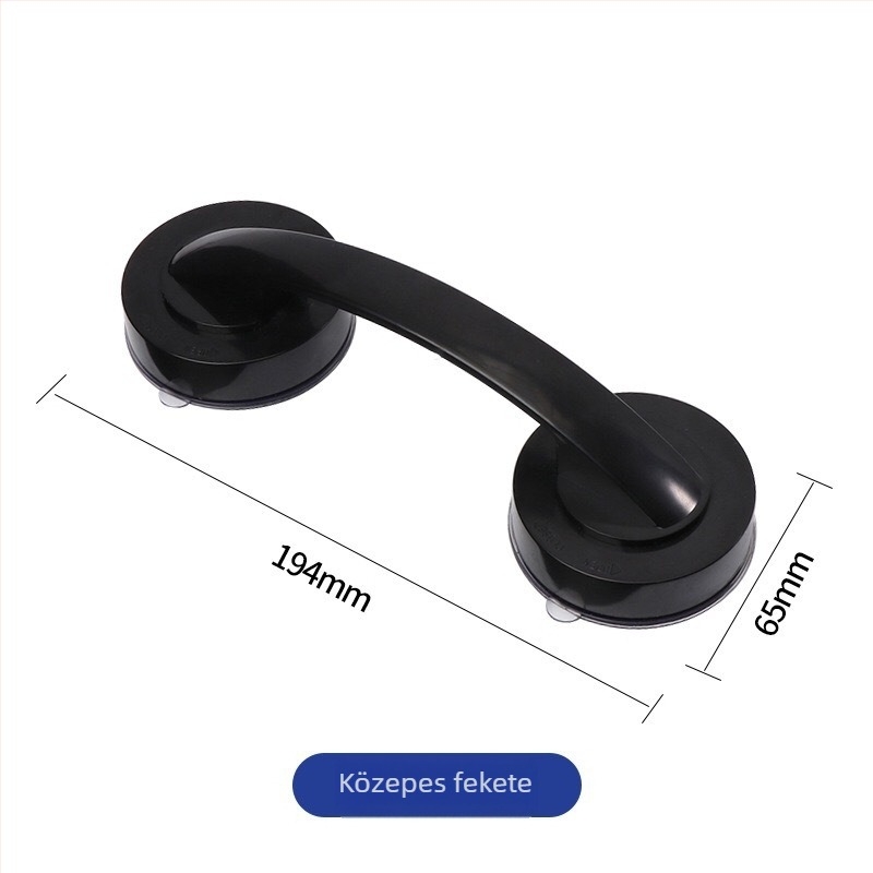 Üveg tolóajtó fogantyú szívócsészével, fúrás nélkül, modell 020, műanyag, modern minimalizmus