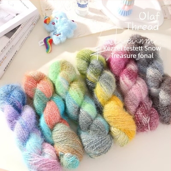 Luxus fonal — kézzel festett Hank fonal, Jet-spun a kötéshez