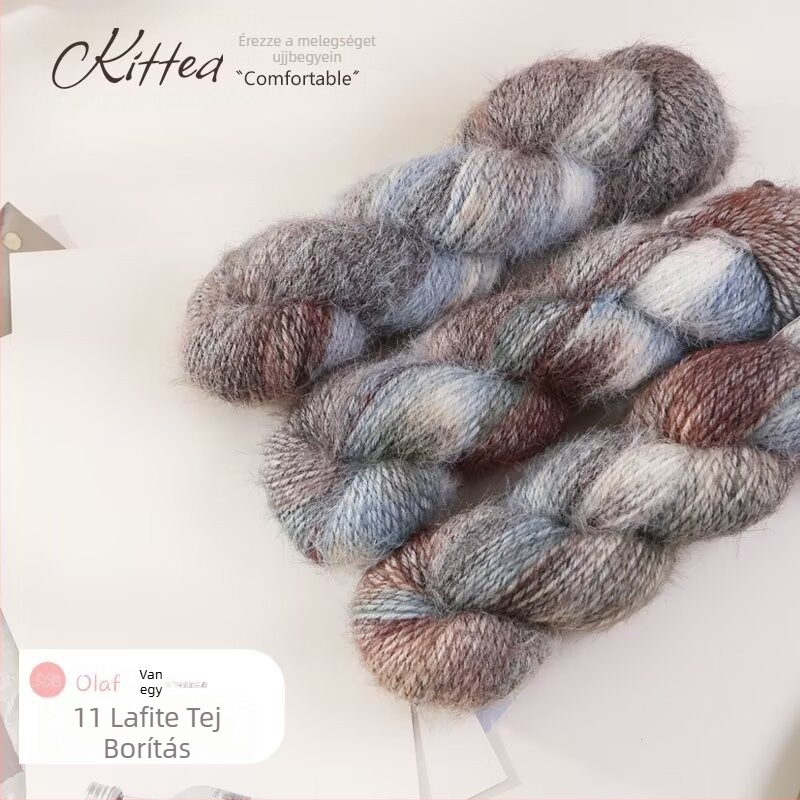 Luxus fonal — kézzel festett Hank fonal, Jet-spun a kötéshez