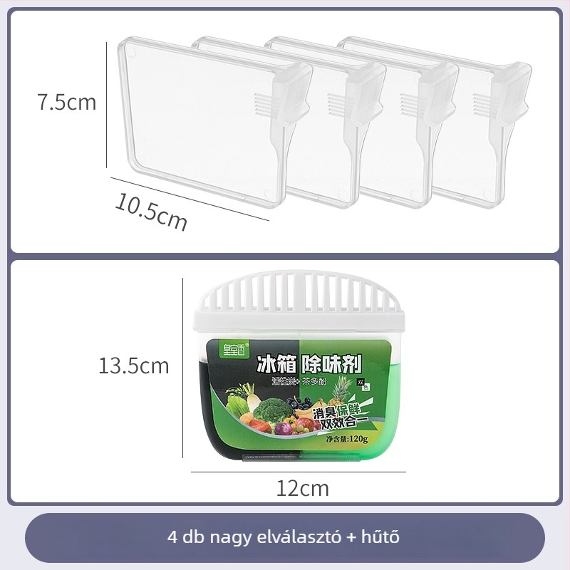 Hűtőszekrény elválasztó – oldalsó panel, függőleges osztó, állítható műanyag panel, moduláris konfiguráció