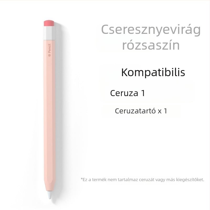 Apple Pencil (1-2 generáció) szilikon védőtok - gurulás elleni védelem, ütésálló, csúszásmentes
