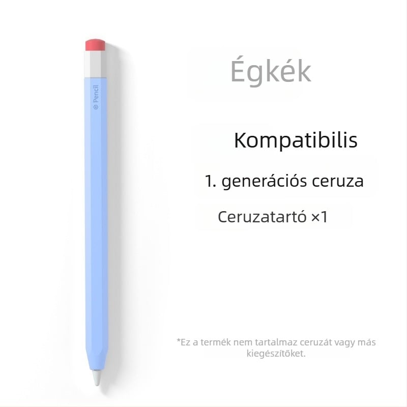 Apple Pencil (1-2 generáció) szilikon védőtok - gurulás elleni védelem, ütésálló, csúszásmentes