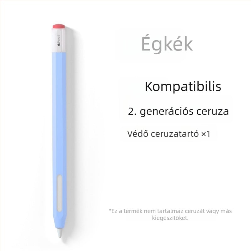 Apple Pencil (1-2 generáció) szilikon védőtok - gurulás elleni védelem, ütésálló, csúszásmentes