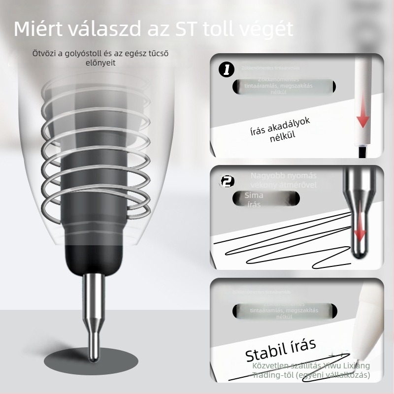 Barrel típusú, csukható zselés toll, gyorsan száradó tinta, vizsgákhoz, műanyag tokozás, Marvel sorozat