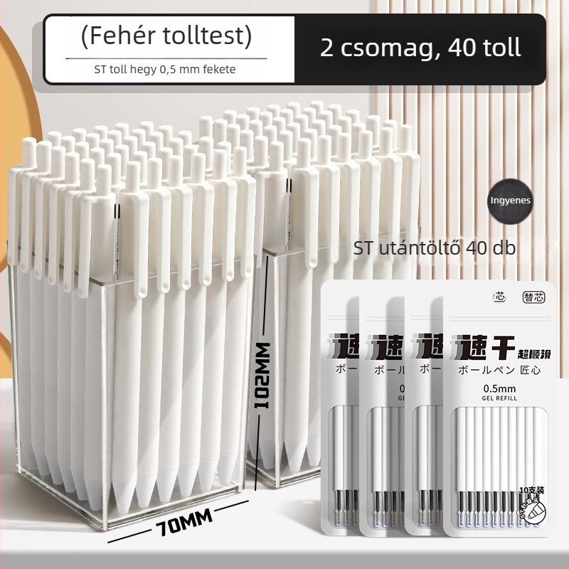 Barrel típusú, csukható zselés toll, gyorsan száradó tinta, vizsgákhoz, műanyag tokozás, Marvel sorozat