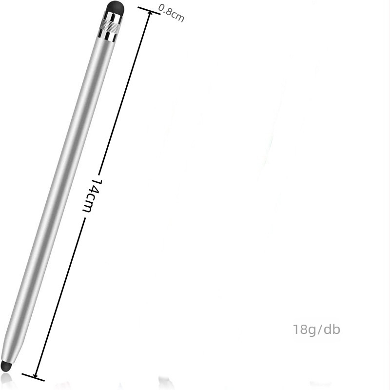 Fémgömb alakú kapacitív stylus, YM modell, kompatibil mobiltelefonokkal, számítógépekkel és táblagépekkel, pontos érintésvezérlés