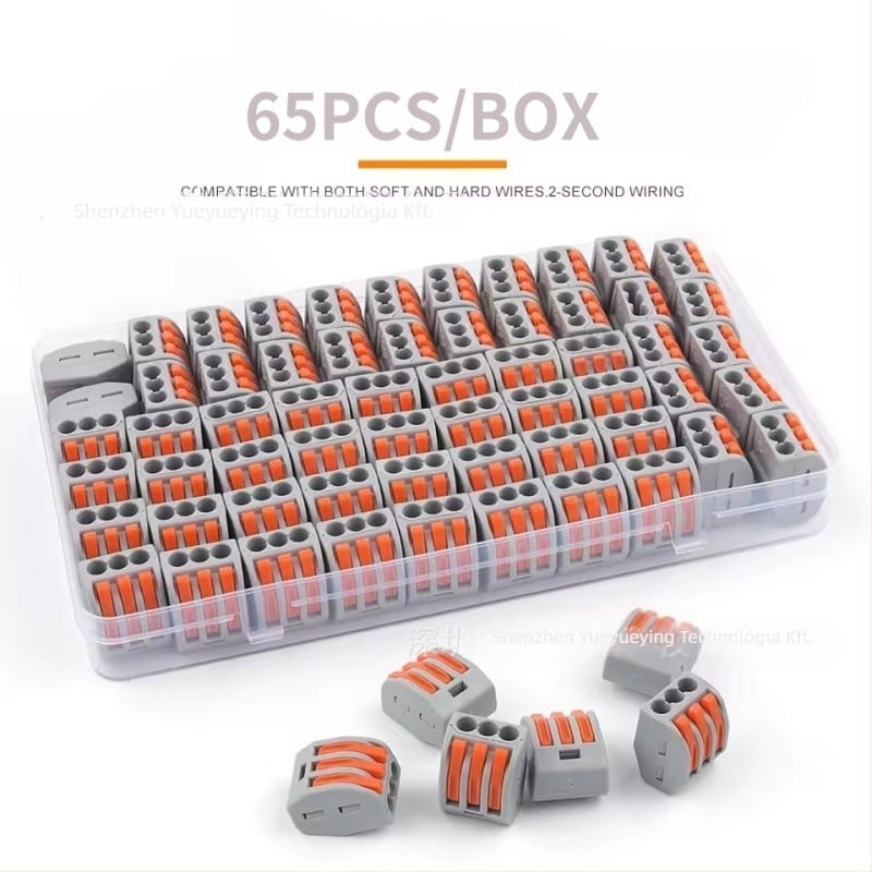 Yueyue Wins terminálblokkok készlet PCT-212/213/215, 60 darab villanyszerelőknek
