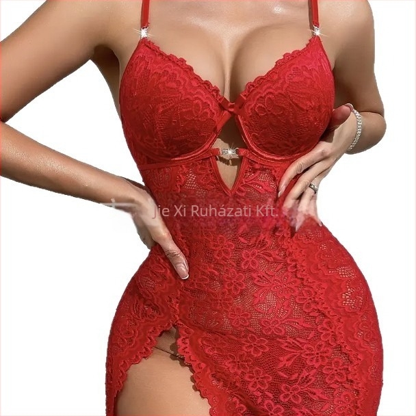 Női csipkés ruhaszett, nylon anyag, 90-95% nylon, stílus 37606017128, 2025 tavasz