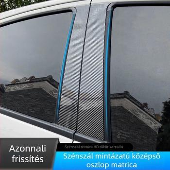 Toyota középső pillér ablakszéli díszítő matrica: Vios, Reiz, Yaris, Highlander, Crown, Land Cruiser; 2006–2023; PC anyag; automata váltóhoz.