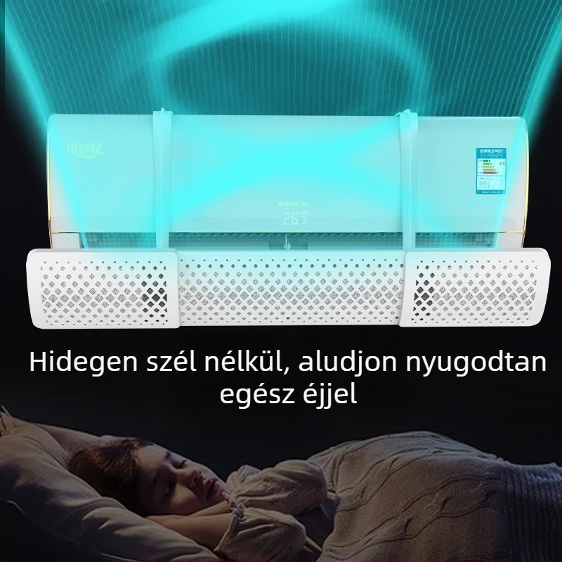 Légkondicionáló légáram-deflektor, szél elleni védelem, egyszerű stílus, univerzális szűrő és tisztítás