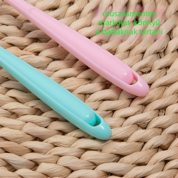 Aishukou Gyermek fogkefé 360° silikon fejjel, kézi, puha sörtékkel, doboz 400 darab