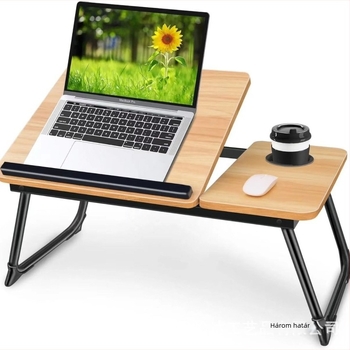 Fából készült kreatív minimalist Laptop asztal – kézzel készített, modell sd-99, márka Songda