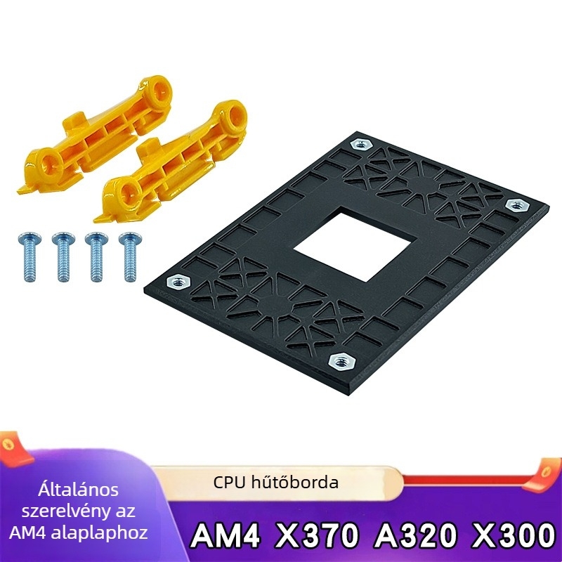 ZJ-10 CPU hűtőalap AM4 alaplaphoz, univerzális CPU tartó, ABS anyag