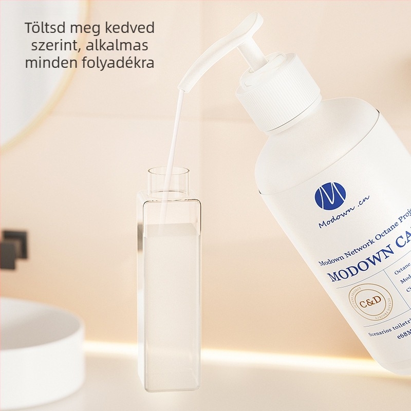 Újratölthető finom permetező flakonok készlet, 50 ml kapacitás, PP anyag, injekciós formázás, alkalmas samponhoz, testápolóhoz, parfümhöz és szemkörnyékápoláshoz