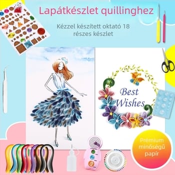 Kvilling papírszett - kraft papír, geometriai kategória, modern egyszerű stílus, márka fltlkxz