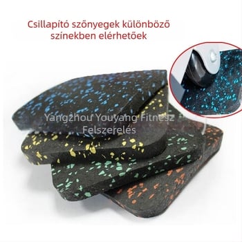 Gumírozott edzéspadló matrac futópadhoz, ütéscsillapító és hangszigetelés, 6–8 darabos készlet, licencelhető magáncímkével