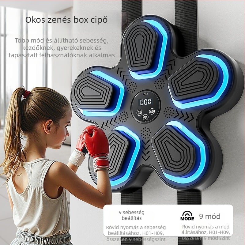 Star Punching Bag — falra szerelhető; anyagok: PU, akril, ABS, PP; súly 1,7 kg; márka S-Lang Shield