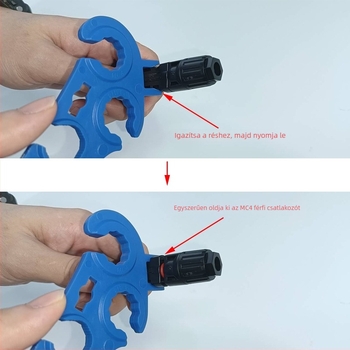 MC4 napelemes csatlakozóhoz készült multifunkcionális kulcs, PV csatlakozó, univerzális eszköz több csatlakozóhoz – Kim Kai Ming Electronics