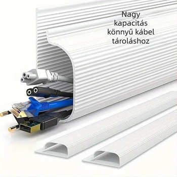 Asztali kábelrendező doboz belső menetességgel, PVC, Modell 12, Méret 40, Fúrás nélkül