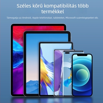 ALNK érintő stylus – univerzális kapacitív érintő toll tabletákhoz és telefonokhoz, fém burkolat, mágneses rögzítés, kompatibil Samsung, Apple, OPPO, VIVO és Xiaomi