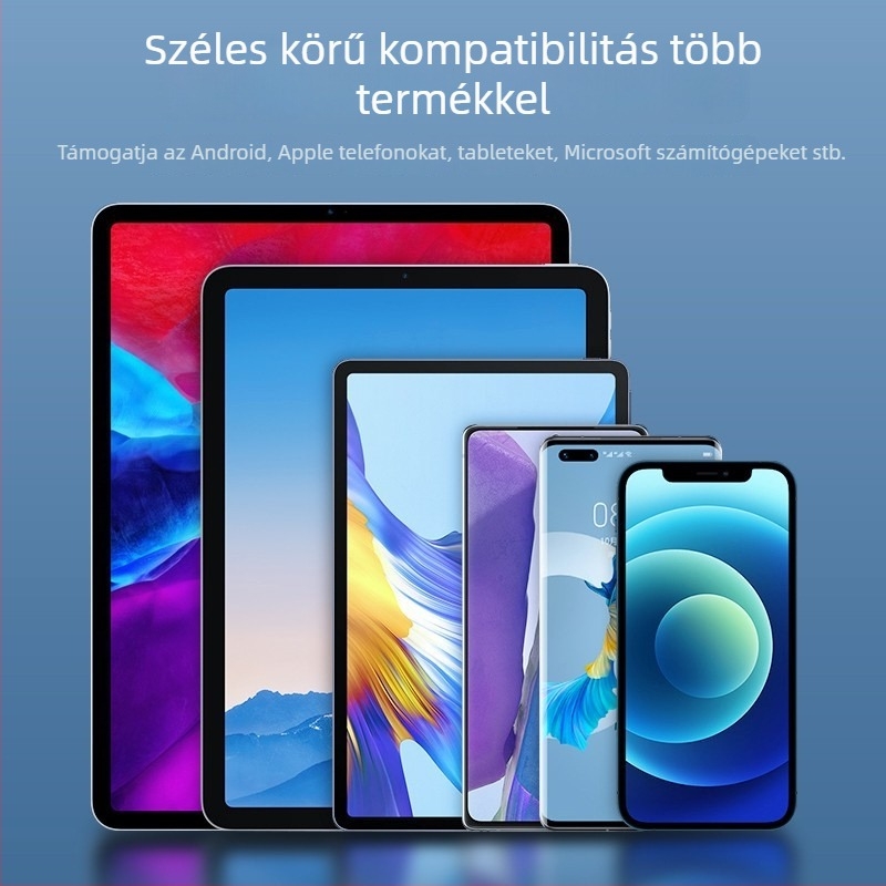 ALNK érintő stylus – univerzális kapacitív érintő toll tabletákhoz és telefonokhoz, fém burkolat, mágneses rögzítés, kompatibil Samsung, Apple, OPPO, VIVO és Xiaomi