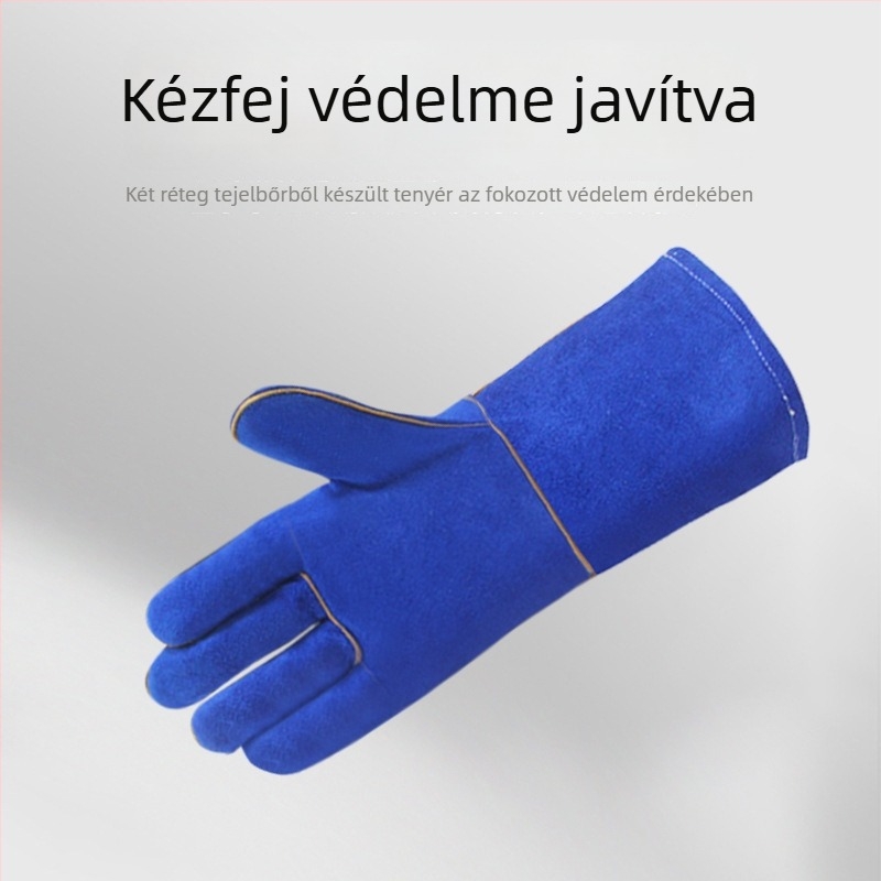 Tonghui tehénbőr hegesztő kesztyűk