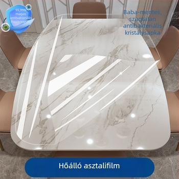 Átlátszó asztallapvédő film tömörfa és márvány felületekre – öntapadó, hőálló, vízálló, antibakteriális