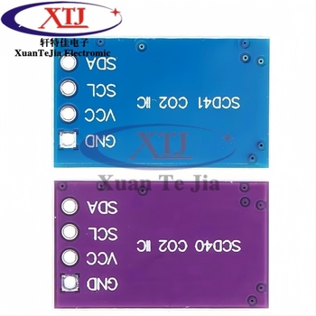 SCD40/SCD41 gáz szenzor modul CO2-hoz, hőmérséklet és páratartalom, I2C interfész