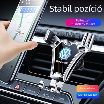 Jia Bai Gravitációs autótelefon-tartó légkivezetőhöz – általános kompatibilitás, 5W, testreszabás