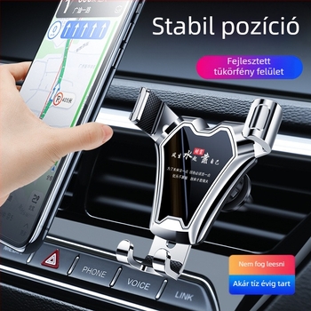 Jia Bai Gravitációs autótelefon-tartó légkivezetőhöz – általános kompatibilitás, 5W, testreszabás