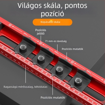 Cassio Kép felakasztásához való vízszintmérő, nagy pontosságú, többfunkciós eszköz otthonra és az irodába, kiegészítő lyukasztó funkcióval