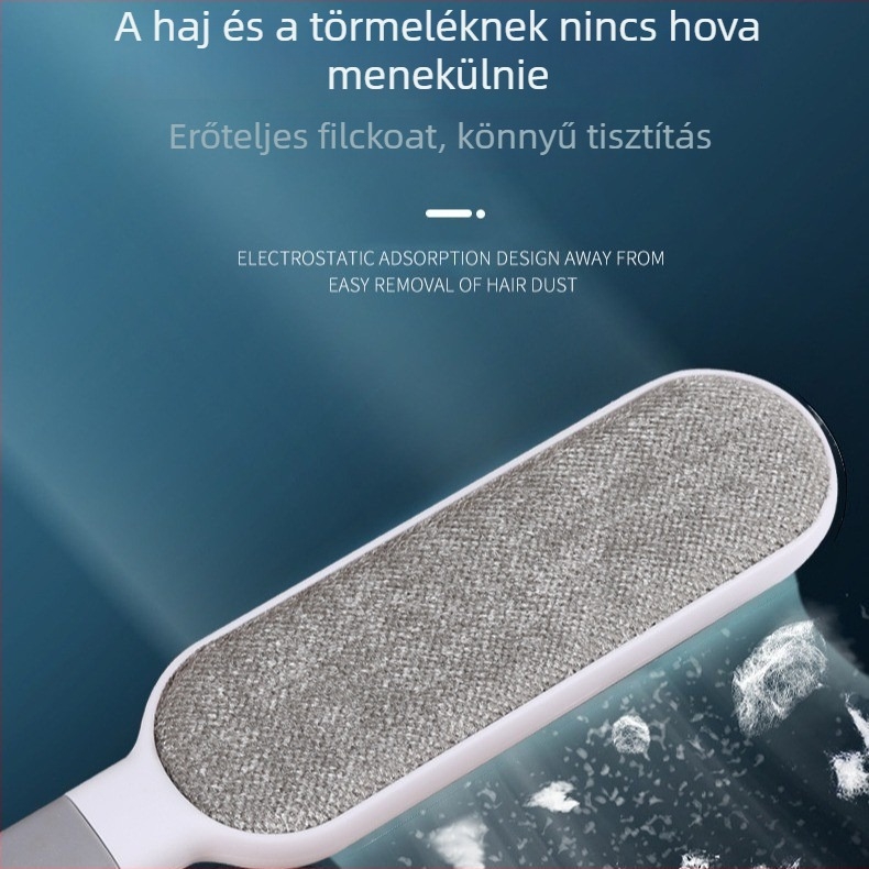Elektrosztatikus ruhatisztító kefe – műanyag test, ruháról és háziállatok szőrének eltávolítása, bolyhos szösz eltávolítás, 2024 megjelenés