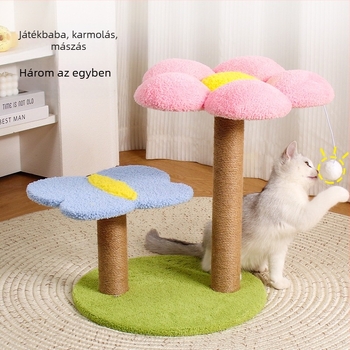 Macska mászókeret és fa Love climbing cool márkától, textil anyag, aranyos stílus