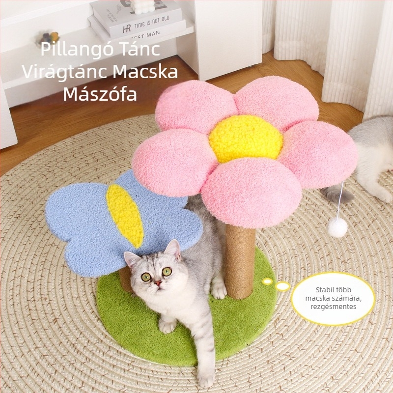 Macska mászókeret és fa Love climbing cool márkától, textil anyag, aranyos stílus