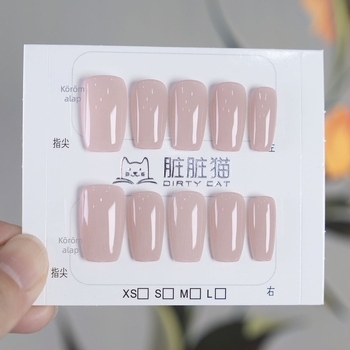 Jie Yan műkörmök, egyszerű stílus, viselhetőek nőknek, helyi márka