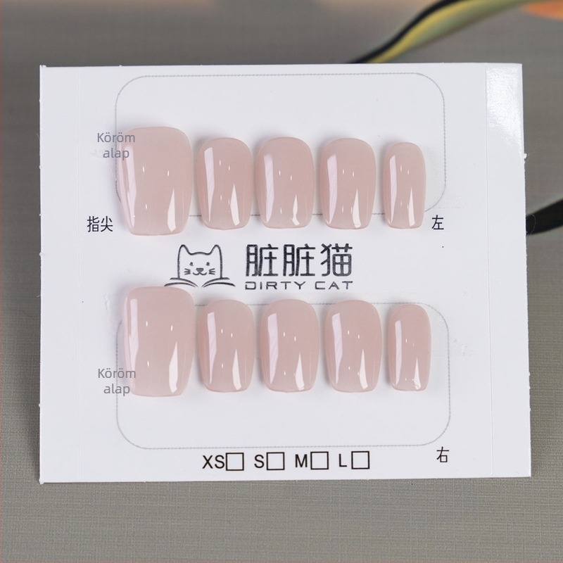 Jie Yan műkörmök, egyszerű stílus, viselhetőek nőknek, helyi márka