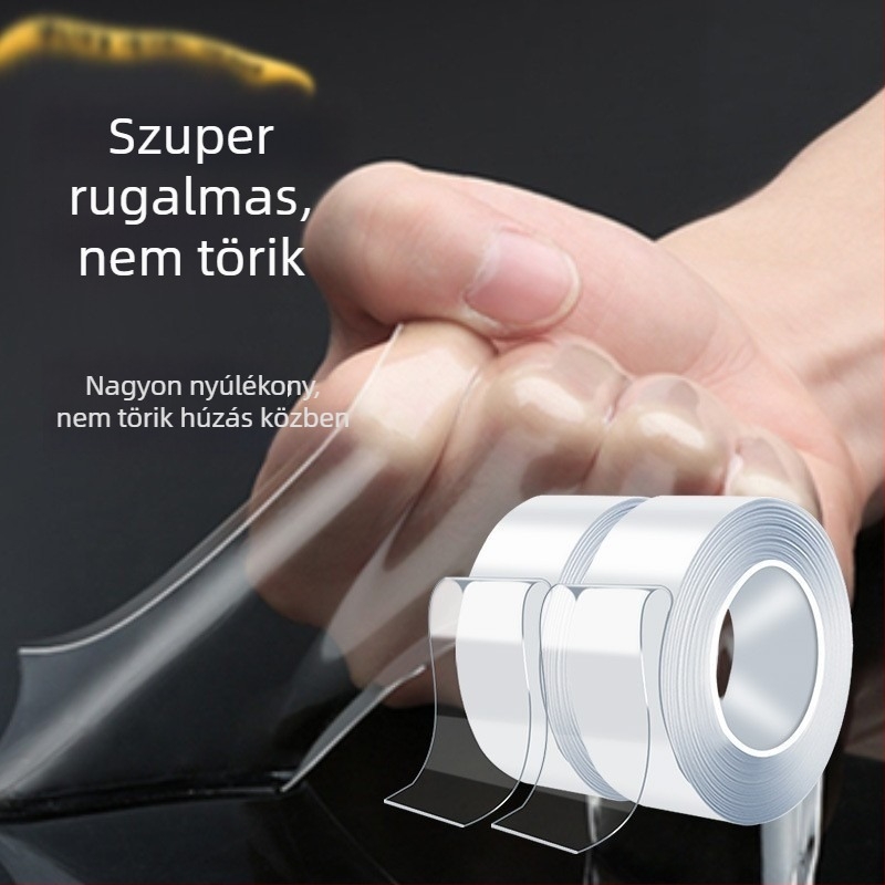 Nano kétoldalas ragasztó szalag falra rögzítéséhez - Akril ragasztó rendszer; Rögzítés ragasztással; 2017 nyári bevezetés; Hazai termék