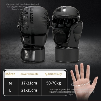Felnőtt ökölvívó kesztyűk - professzionális edzés, Muay Thai fél ujjas kesztyűk, modell ltao1003836576, márka Haichao Department Store Factory