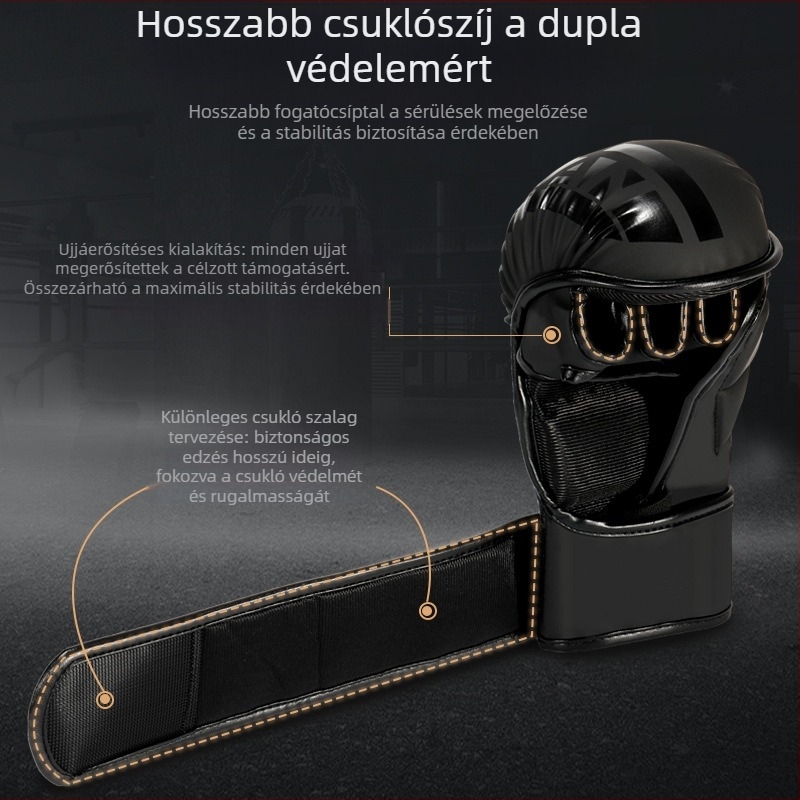 Felnőtt ökölvívó kesztyűk - professzionális edzés, Muay Thai fél ujjas kesztyűk, modell ltao1003836576, márka Haichao Department Store Factory