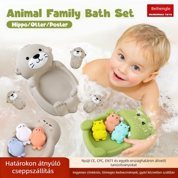 Csecsemő fürdőjáték - Behenle vinil, úszó játék 0–3 évre, kognitív fejlődés