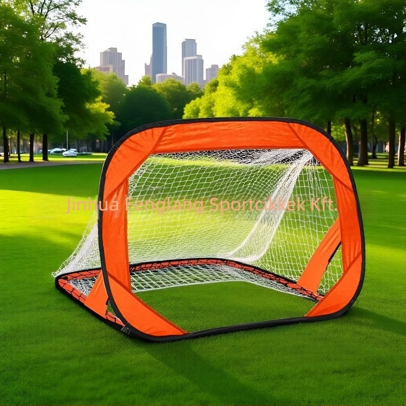 Négy az egyben hordozható futballkapu nylon hálóval, mobil, Leopard wind márka