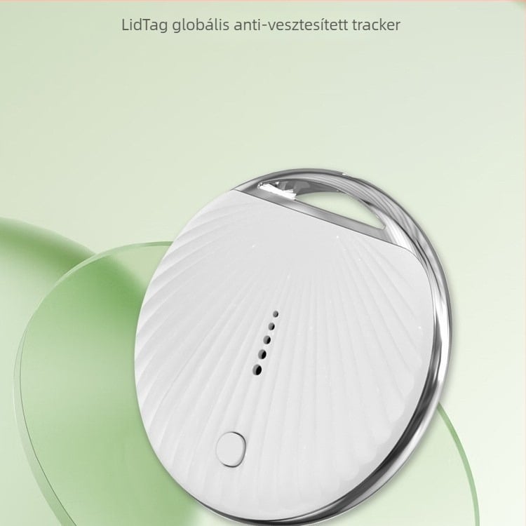 GUOLINK TX12 Bluetooth Anti-Lopás Nyomkövető, 240mAh Akkumulátor, Find My Támogatás, AirTag Kulcstartó Dizájn, Android és iOS Kompatibilis